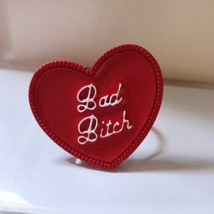 Red Heart Novelty Ring